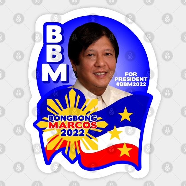 BBM FOR PRESIDENT ELECTION 2022 V1 Sticker by VERXION